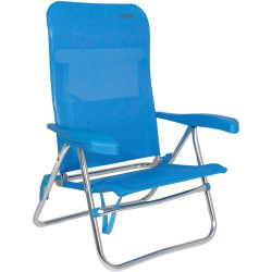 Présentation Chaise de plage Crespo AL 205, couleur bleue